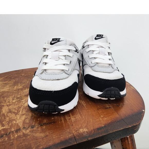 Nike Air Max 1 Easy On  Size 7 Boys Girls Black White - Picture 3 of 7